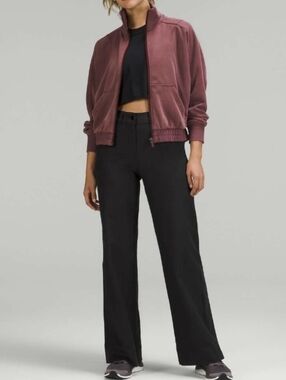 Lululemon City Sleek 5 Pocket High-Rise Wide-Leg Pant Black Utilitech